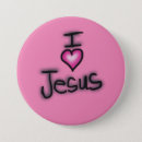 Search for jesus buttons heart