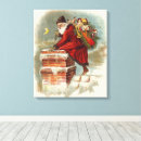 Search for vintage santa claus canvas prints Saint nicholas