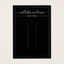 Search for hair display cards Black and white