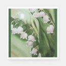 Search for lily of the valley napkins White