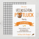 Search for autumn potluck dinner invitations Give thanks