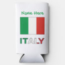 Search for italian can coolers Green white red