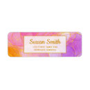 Search for script font return address labels Classic