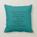 Search for funny pillows Turquoise