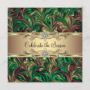 Search for red gold green christmas invitations Corporate