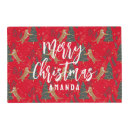 Search for christmas placemats red