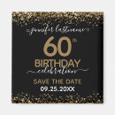 Search for 60th birthday save the dates Elegant