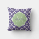 Search for purple and green pillows Stylish