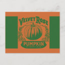 Search for vintage food postcards Pumpkin