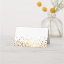 Search for gold foil place cards Modern