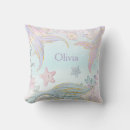 Search for mermaid pillows Watercolor