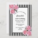 Search for black and white striped invitations Floral