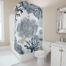 Search for navy blue and coral shower curtains Sea