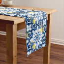 Search for blue tiles table runners Italian