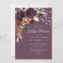 Search for pink and purple baby shower invitations Floral