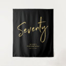 Search for 70th birthday backdrops Gold