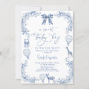 Search for hot air balloon invitations Blue