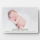 Search for newborn baby plaques Keepsake