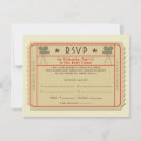 Search for retro movie ticket invitations Elegant