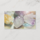 Search for crystal healing business cards Gemstones