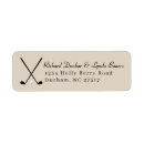 Search for golf cards stamps Return address