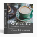 Search for vacation home binders Welcome book