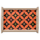 Search for colorful serving trays 1950s