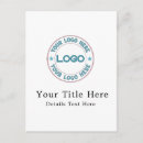 Search for company logo postcards Simple