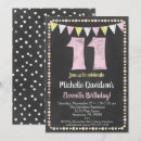 Search for girls 11th birthday invitations Pink