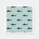 Search for shark napkins Ocean