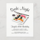 Search for sushi birthday invitations Dinner party