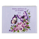 Search for purple calendars Butterfly