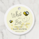 Search for bee baby shower favor tags Yellow