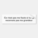 Search for french bumper stickers Francais