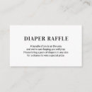 Search for enclosure cards Diaper raffle