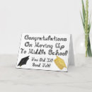 Search for graduation cards Middle school
