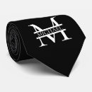 Search for name ties Black and white