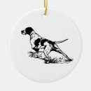 Search for dog breed ornaments Pointer