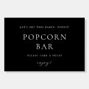 Search for popcorn bar wedding signs Modern
