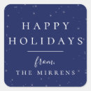 Search for blue christmas stickers Merry and bright