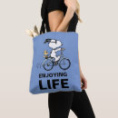 Search for bicycle tote bags Charles m schulz