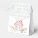 Search for farm favor boxes Gingham pattern