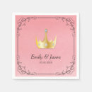 Search for crown napkins Pink
