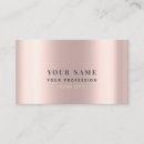 Search for rose gold business cards Pink