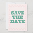 Search for 70s party save the dates Pastel
