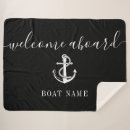 Search for boat blankets Welcome aboard