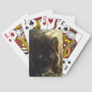 Search for wolf playing cards Black