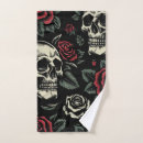 Search for skulls bath towels Skeleton