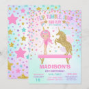 Search for gymnastics invitations Unicorn