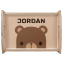 Search for bear serving trays Girl